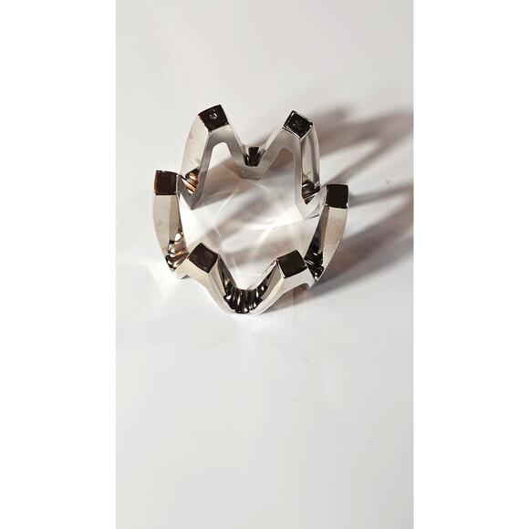 DANSK TJORN Silverplated Mini Tapers Crown CANDLEHOLDER MCM - Picture 2 of 6